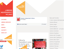 Tablet Screenshot of librerieindipendentimilano.net